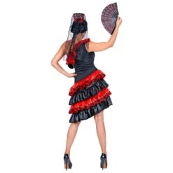 Spanish Senorita Dress With Veil Headpiece 7 Spanish Senorita Dress With Veil Headpiece -Dance Direct Store 09891 4