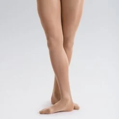 Silky Dance Shimmer Full Foot Tights -Dance Direct Store ad105 light toast