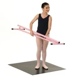 1st Position Portable Ballet Barre Pink 10 1st Position Portable Ballet Barre Pink -Dance Direct Store bb p f4 ids10
