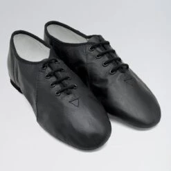 Bloch Jazzsoft Leather Jazz Shoes -Dance Direct Store bl405 black 7