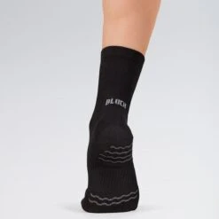 BLOCHSOX Crew Length Dance Socks -Dance Direct Store bla1200 black 4