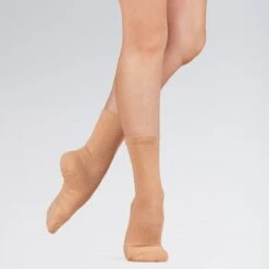 BLOCHSOX Crew Length Dance Socks -Dance Direct Store bla1200 sand 1