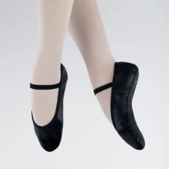 1st Position Leather Ballet Shoes -Dance Direct Store black lbt black 2 5