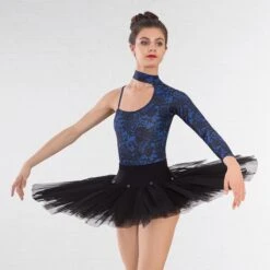 1st Position Ballet Practice Tutu Skirt 8 1st Position Ballet Practice Tutu Skirt -Dance Direct Store black q96 cotu0055b front 2