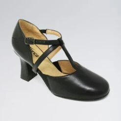 So Danca T-Strapped Elasticated Gussets 3 Inches Heel Character Shoes