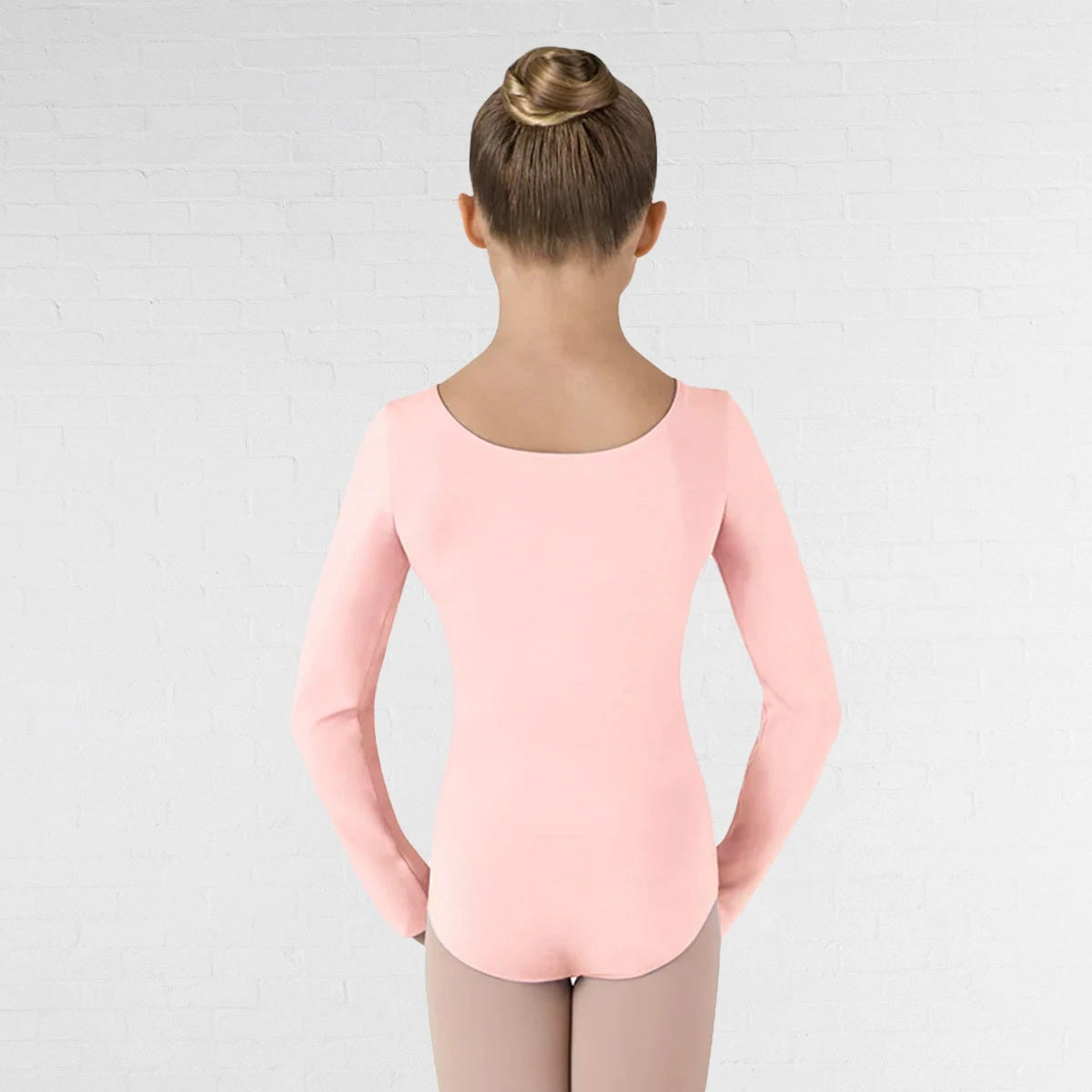 Bloch Girls Basic Long Sleeve Leotard 2 Bloch Girls Basic Long Sleeve Leotard - Image 2