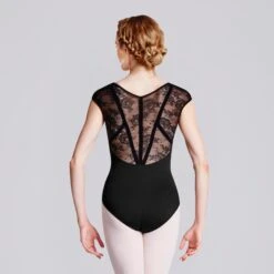 Bloch Hava Lace Back Cap Sleeve Leotard