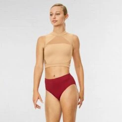 Bloch Chiaki Keyhole Back Tank Crop Top 10 Bloch Chiaki Keyhole Back Tank Crop Top -Dance Direct Store blz7820 snd 1