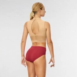 Bloch Chiaki Keyhole Back Tank Crop Top 11 Bloch Chiaki Keyhole Back Tank Crop Top -Dance Direct Store blz7820 snd back 1