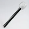 Silver Glitter Microphone - 25cm Long