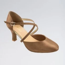 So Danca Cushion Lining Easy Buckle Cross Straps Ballroom Shoes -Dance Direct Store champagne sdbl156 chm 1