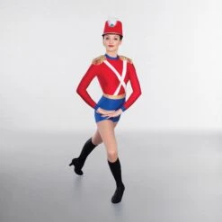 1st Position Nutcracker Soldier Unitard 9 1st Position Nutcracker Soldier Unitard -Dance Direct Store coch0119 7 3