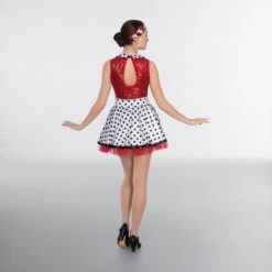 1st Position Dotty Collar Sequin Glitz Dress -Dance Direct Store cogl0095 55 1 4