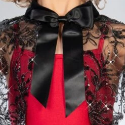 1st Position Sequin And Lace Cape -Dance Direct Store cogl0149 5