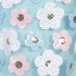 1st Position Floral Sequin Motif 60s Style Shift Dress -Dance Direct Store cogl0152 6