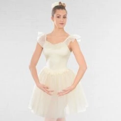 1st Position Romantic Tutu With Flowers And Glitter Net Skirt 26 1st Position Romantic Tutu With Flowers And Glitter Net Skirt -Dance Direct Store cotu0082 cha 4