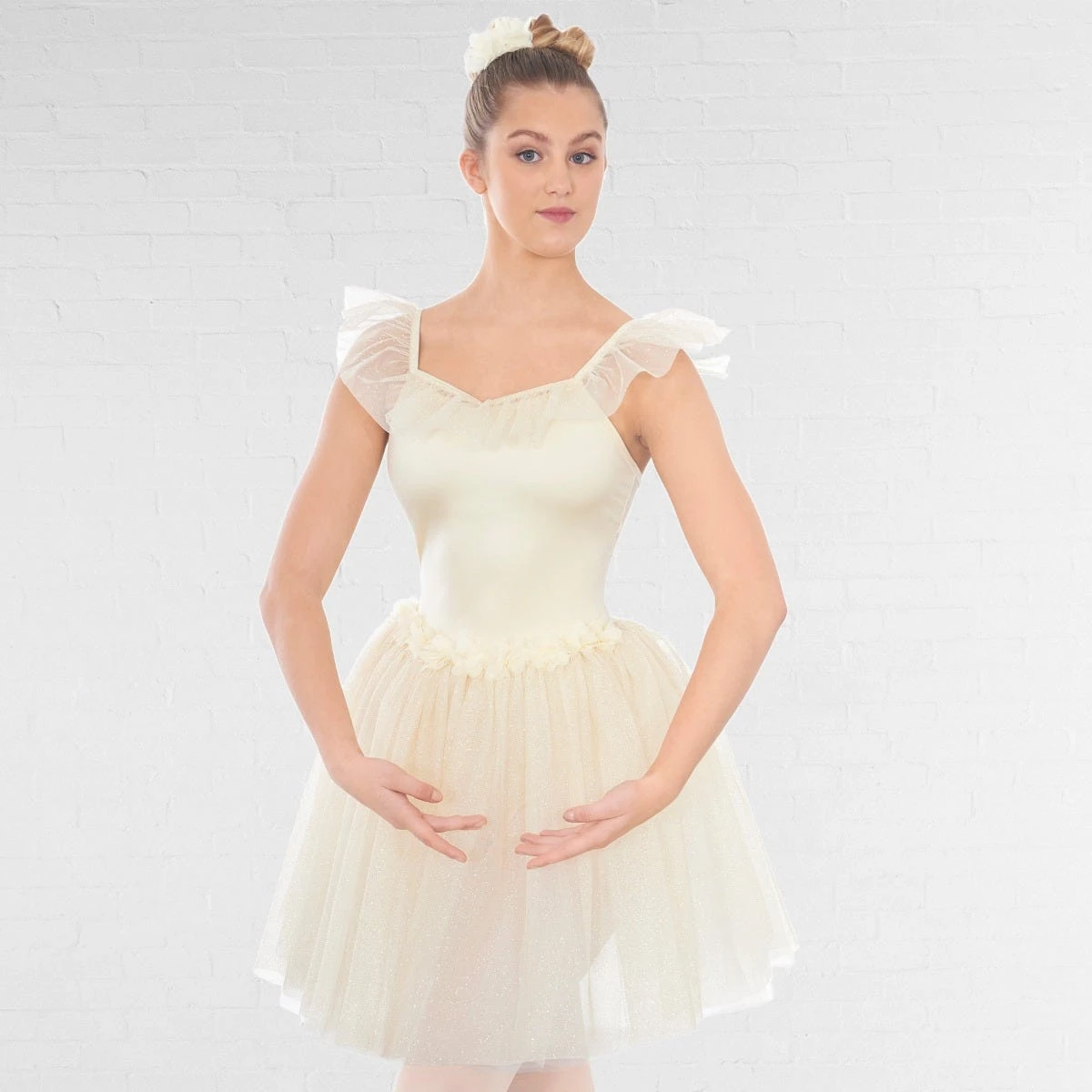 1st Position Romantic Tutu With Flowers And Glitter Net Skirt 10 1st Position Romantic Tutu With Flowers And Glitter Net Skirt - Image 10