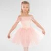 1st Position Romantic Tutu With Flowers And Glitter Net Skirt