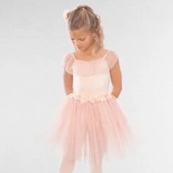 1st Position Romantic Tutu With Flowers And Glitter Net Skirt 20 1st Position Romantic Tutu With Flowers And Glitter Net Skirt -Dance Direct Store cotu0082 31