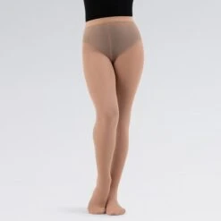 Capezio Childs Hold & Stretch Footed Tights -Dance Direct Store cz14c lightsuntan 1