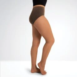 Capezio Professional Rhinestone Fishnet Tights -Dance Direct Store cz3005w suntan 1
