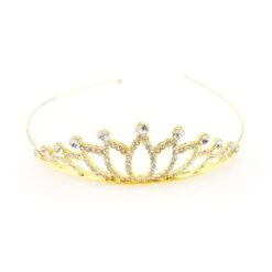 Diamante Point Tapered Tiara