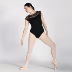 1st Position Lace Top Fashion Leotard -Dance Direct Store fd012 2024 001