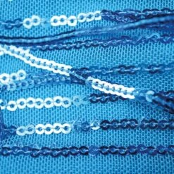 1st Position Biketard With Sequinned Overlay -Dance Direct Store fpc23027 blue 9