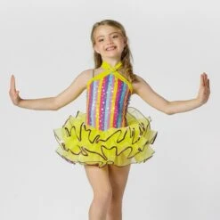 1st Position Halterneck Multicoloured Tutu