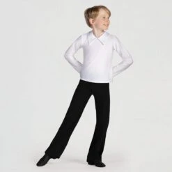 1st Position Long Sleeved Shirt 14 1st Position Long Sleeved Shirt -Dance Direct Store fpc24053 2024 005 white