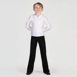 1st Position Long Sleeved Shirt 13 1st Position Long Sleeved Shirt -Dance Direct Store fpc24053 2024 006 white