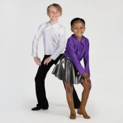 1st Position Long Sleeved Shirt 17 1st Position Long Sleeved Shirt -Dance Direct Store fpc24053 2024 008 white purple