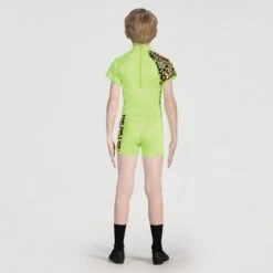 1st Position Raglan Sleeve T-shirt And Shorts With Sequin Trim -Dance Direct Store fpc24087 2024 005 cyber green