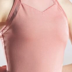 1st Position Asymmetrical Skirted Dress With Back Strap Detailing -Dance Direct Store fpc25059a pink 005