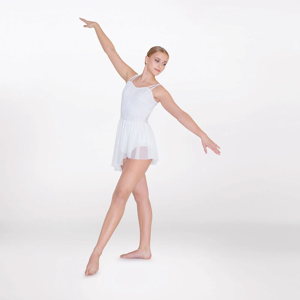 1st Position Lace Panelled Asymmetric Lyrical Dress 2 1st Position Lace Panelled Asymmetric Lyrical Dress - Image 2