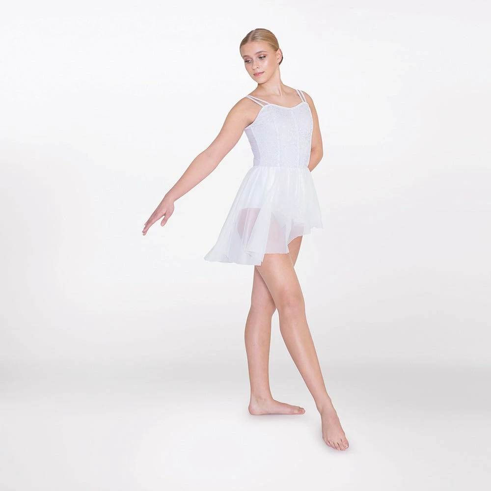 1st Position Lace Panelled Asymmetric Lyrical Dress 3 1st Position Lace Panelled Asymmetric Lyrical Dress - Image 3