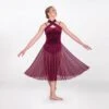 1st Position Wrap Neck Lyrical Dress