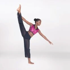 1st Position Mesh Wide Leg Trousers -Dance Direct Store fpc25106b fpc25117b 4 1 1