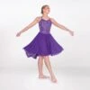 1st Position Crossed Strap Sequin Lyrical Dress