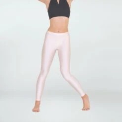 1st Position Lycra Footless Leggings -Dance Direct Store fpd24pl21lc pnk b