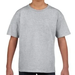 Gildan Kids SoftStyle™ Ringspun T-Shirt -Dance Direct Store gd01b sgy front.jpg