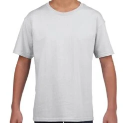 Gildan Kids SoftStyle™ Ringspun T-Shirt -Dance Direct Store gd01b whi front.jpg