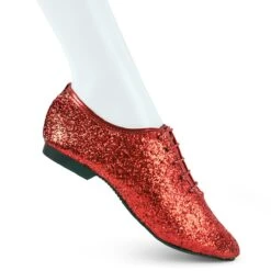 1st Position Glitter Jazz Shoes -Dance Direct Store jshg red