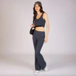 Pineapple Flare Jersey Trousers 13 Pineapple Flare Jersey Trousers -Dance Direct Store pt1865 charcoal 4