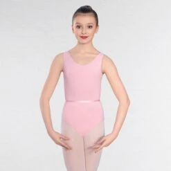 1st Position Laura Grades 1-5 Leotard -Dance Direct Store q02 pale pink 7