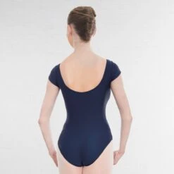 1st Position Alice Cap Sleeved Ruched Leotard (Matt Nylon) -Dance Direct Store q26 na back