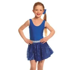 Sequin Skirt (Child One Size) -Dance Direct Store royal blue w25b 2 1 3