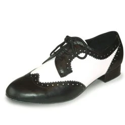 Roch Valley Ritz Derby Style Mens Ballroom Leather Shoe 1.2 Inch Heel