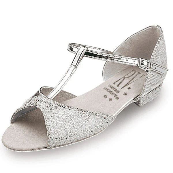 Roch Valley Stacey Ballroom Hologram Shoe With T-Bar Straps Low Heel 1 Roch Valley Stacey Ballroom Hologram Shoe With T-Bar Straps Low Heel