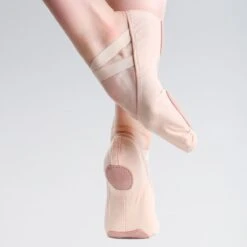 So Danca Canvas Stretch Split Sole Ballet Shoe -Dance Direct Store sd16 pink 1